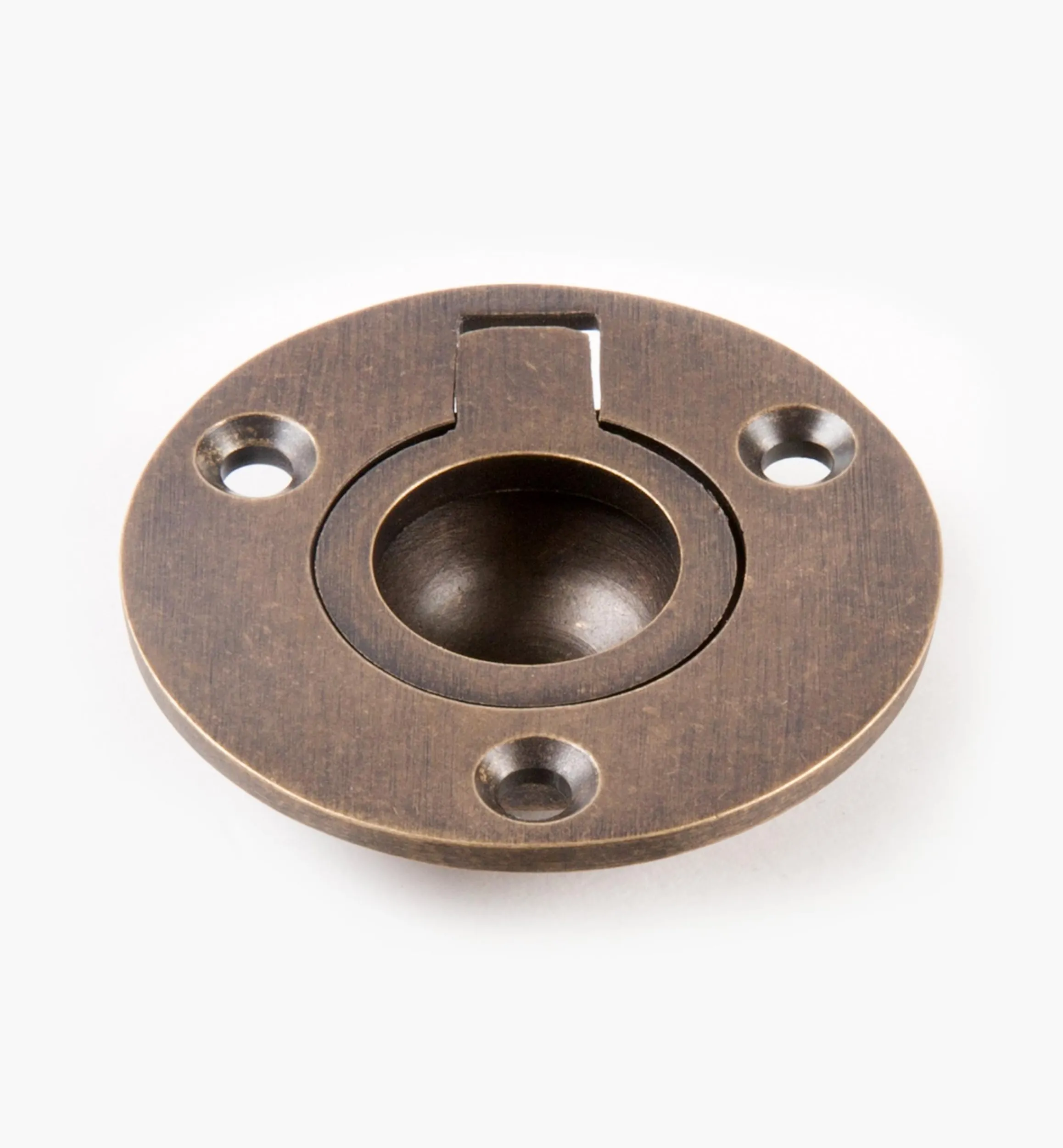 Lee Valley Pulls>Campaign-Style Round Ring Pulls