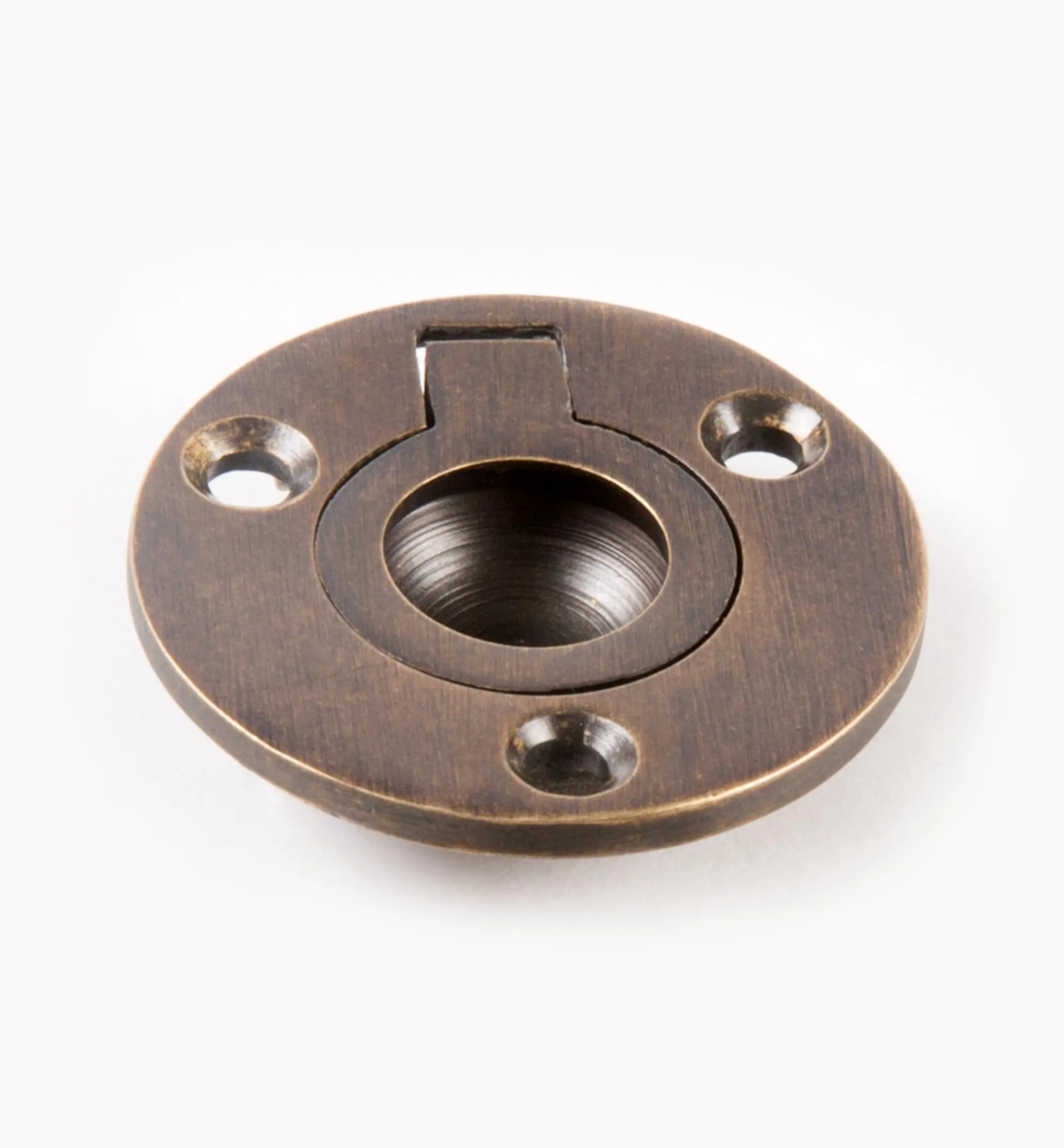 Lee Valley Pulls>Campaign-Style Round Ring Pulls