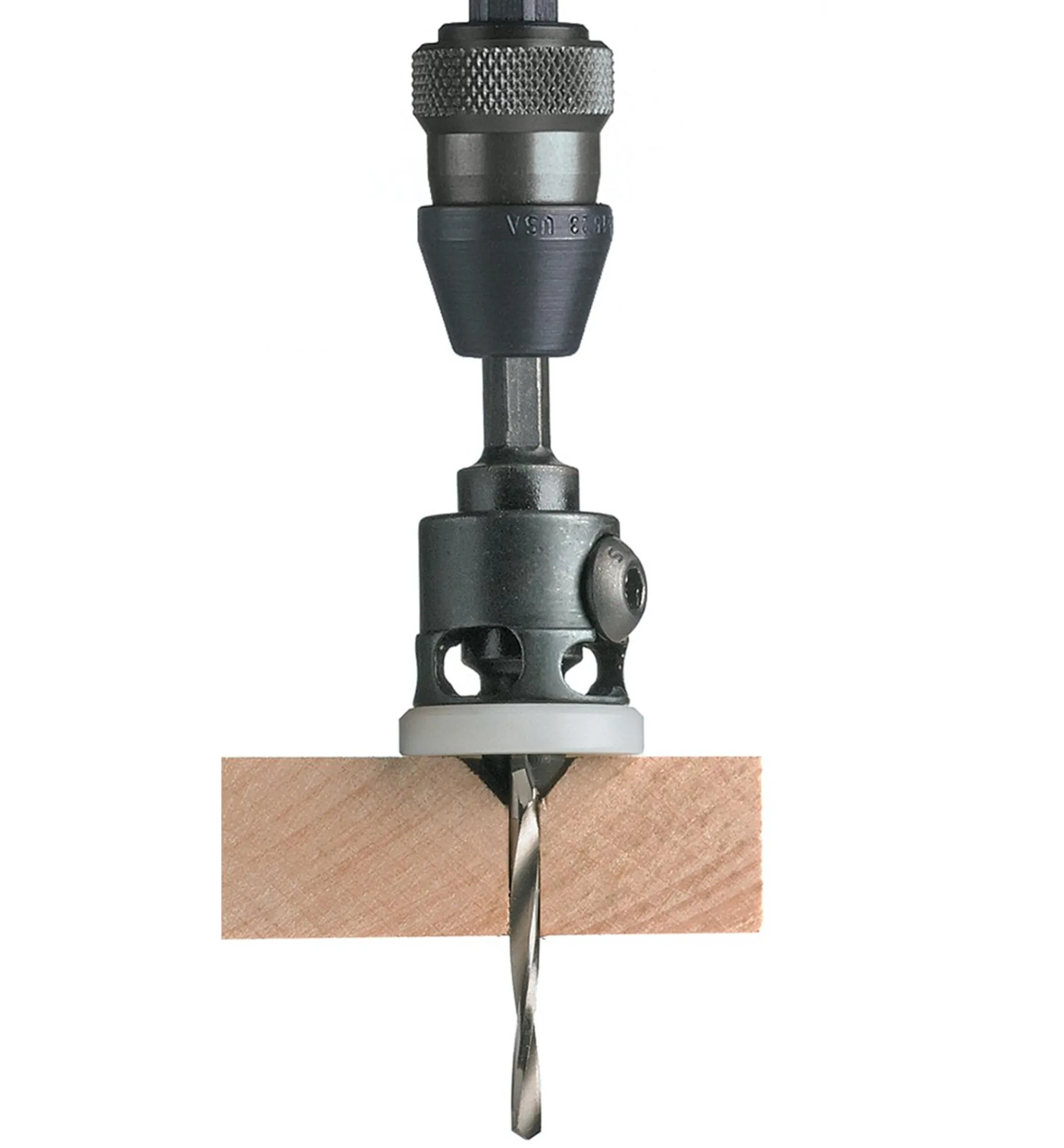 Lee Valley Power Tool Accessories>Carbide Countersink Drills With Low-Friction Depth Stop