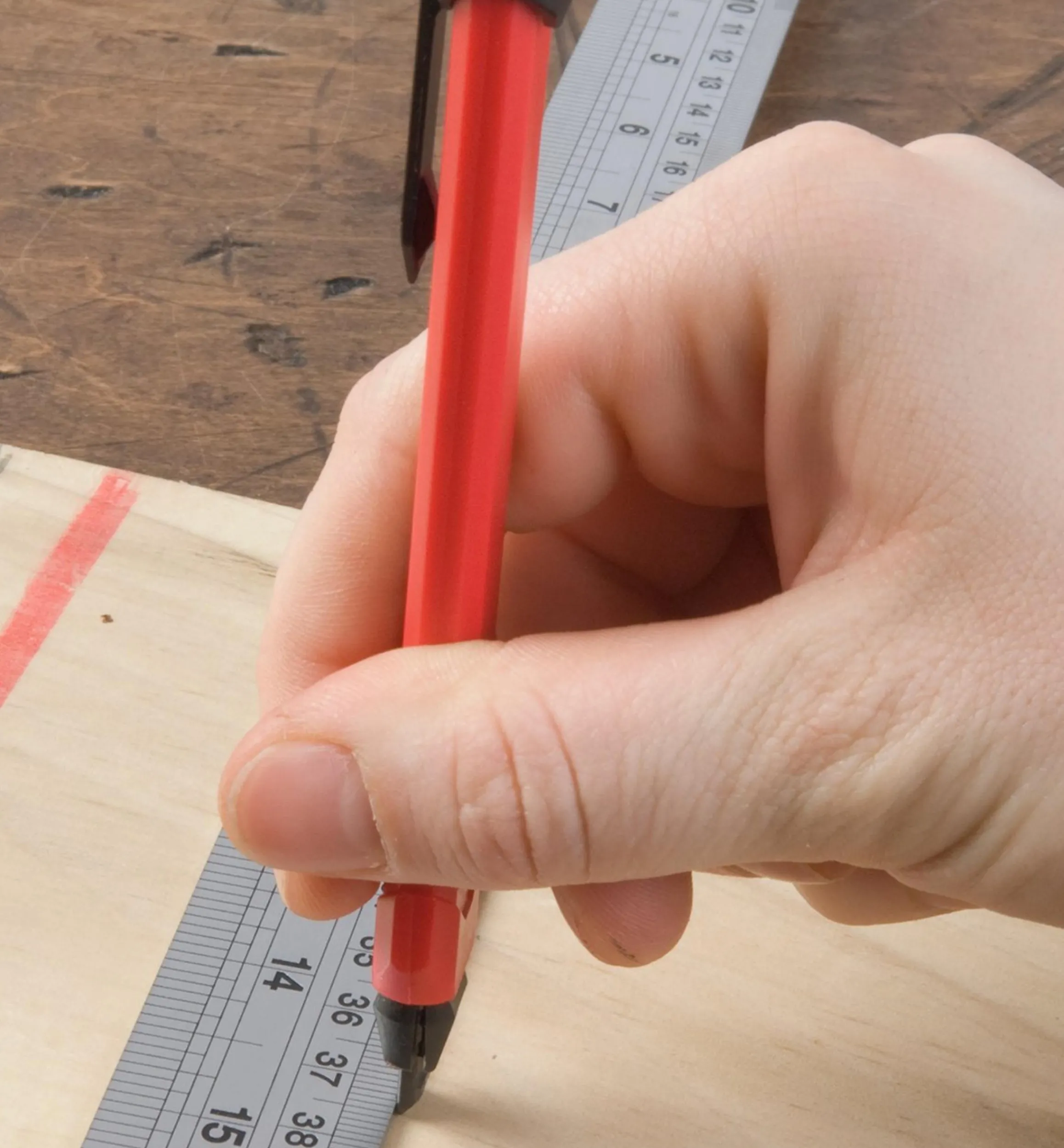 Lee Valley Marking & Measuring>Carpenter's Retractable Lead Pencil