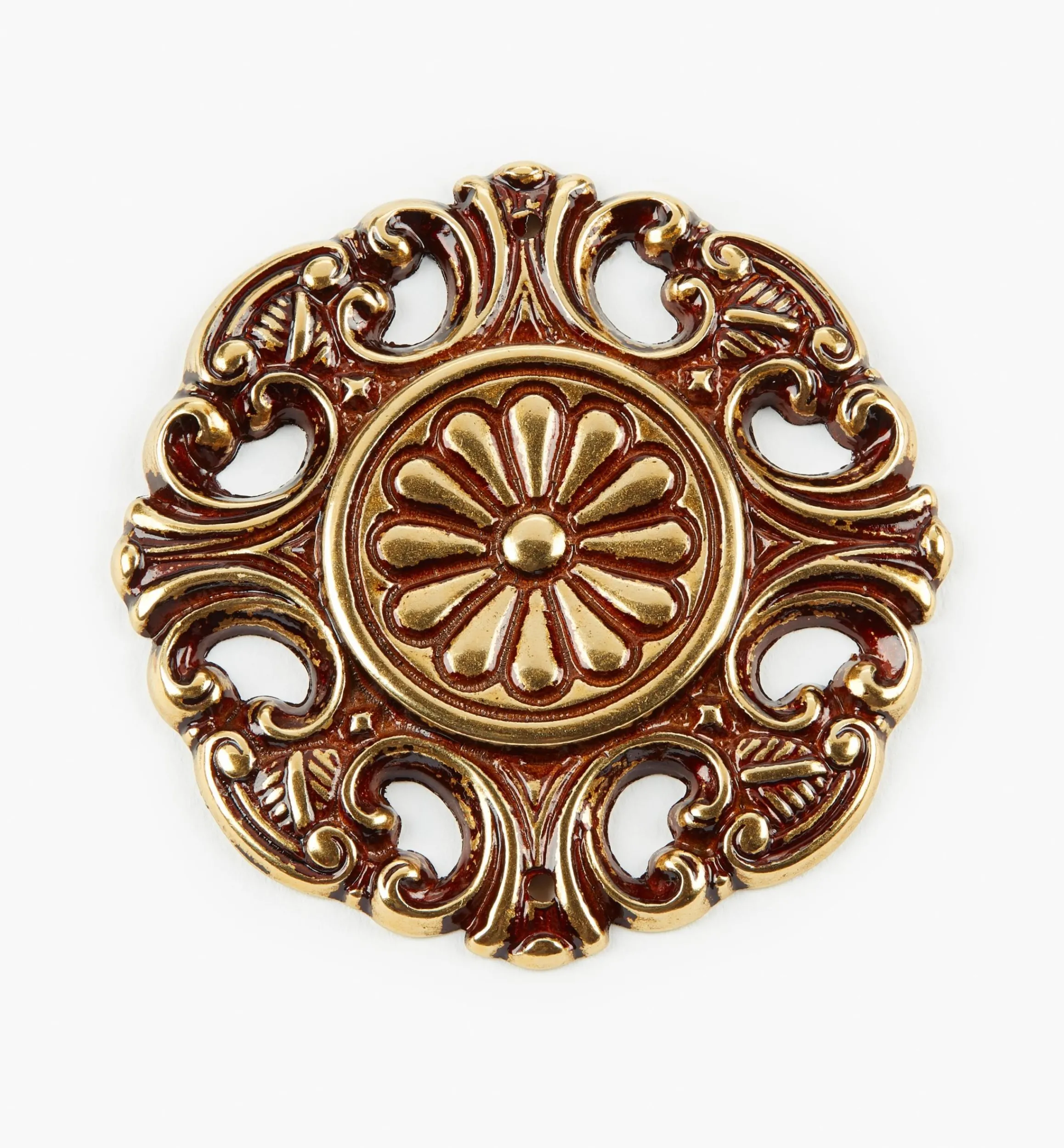 Lee Valley Project Supplies>Cast Brass Appliqué Rosette Accents