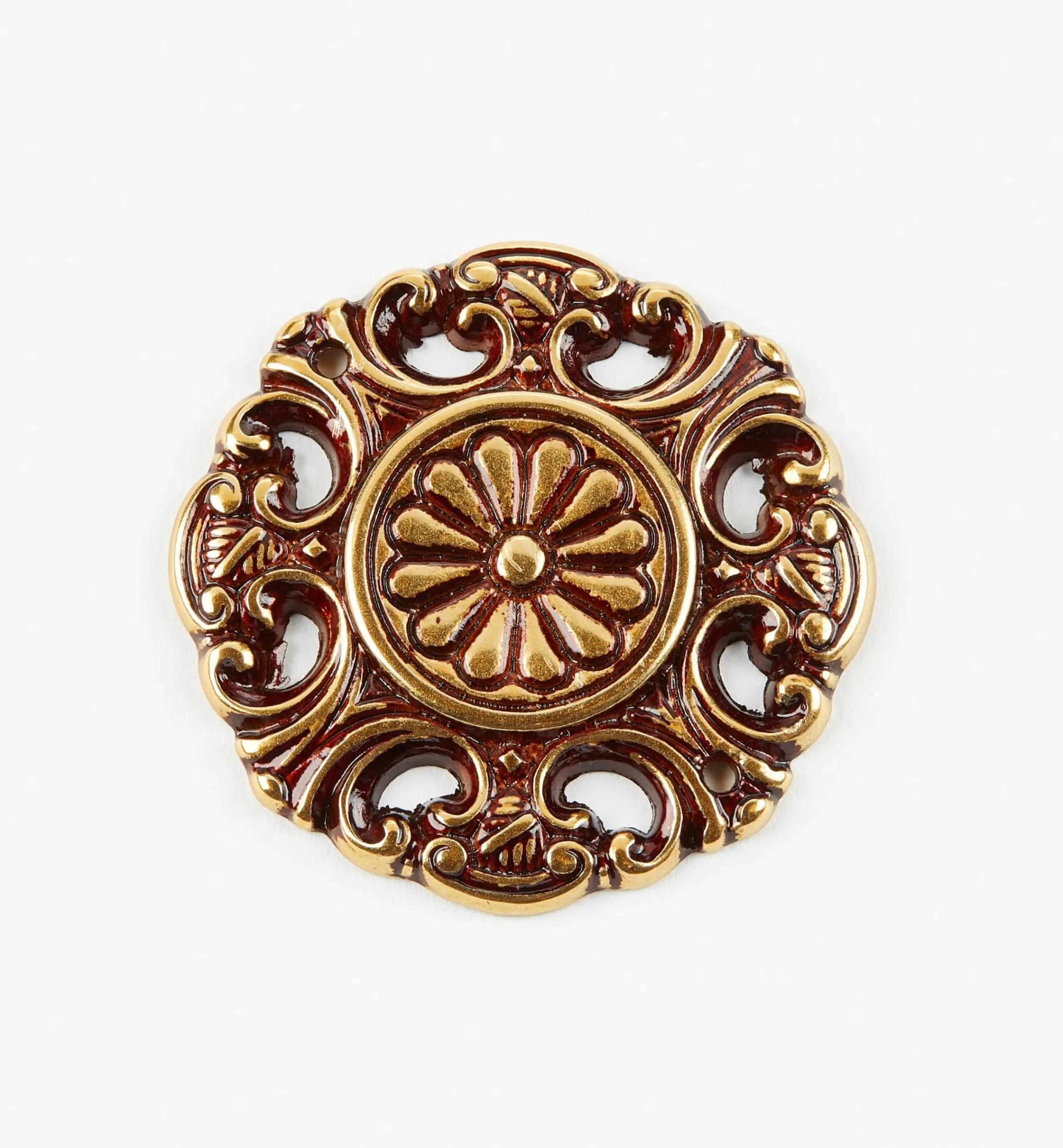 Lee Valley Project Supplies>Cast Brass Appliqué Rosette Accents