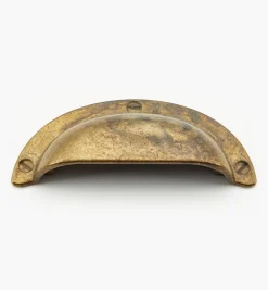 Lee Valley Pulls>Cast Brass Shell Pulls