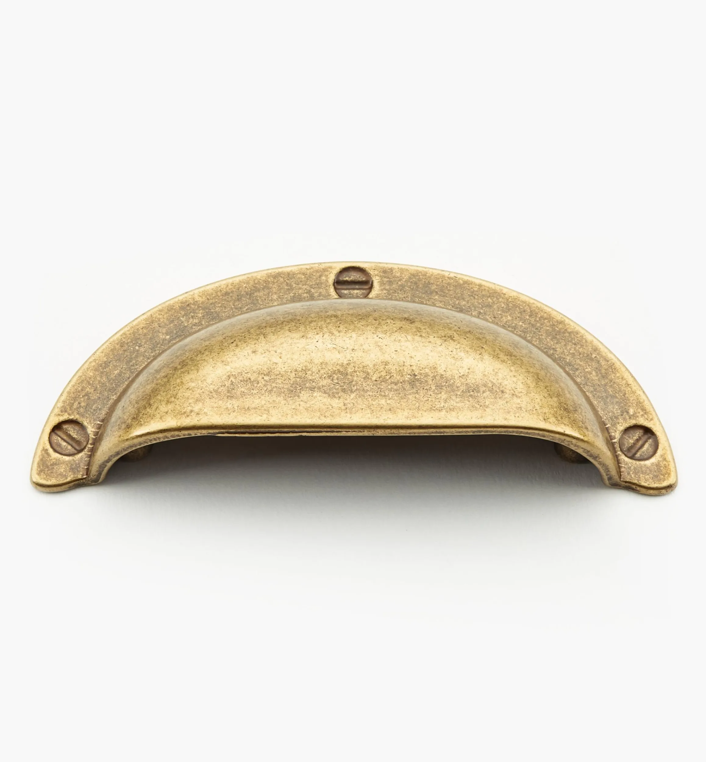 Lee Valley Pulls>Cast Brass Shell Pulls