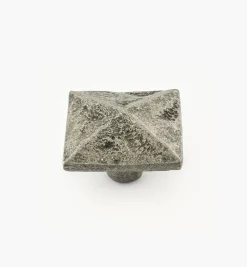 Lee Valley Knobs>Cast Pewter Square Knob