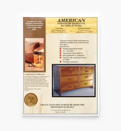 Lee Valley Plans>Claro Walnut Dresser Plan
