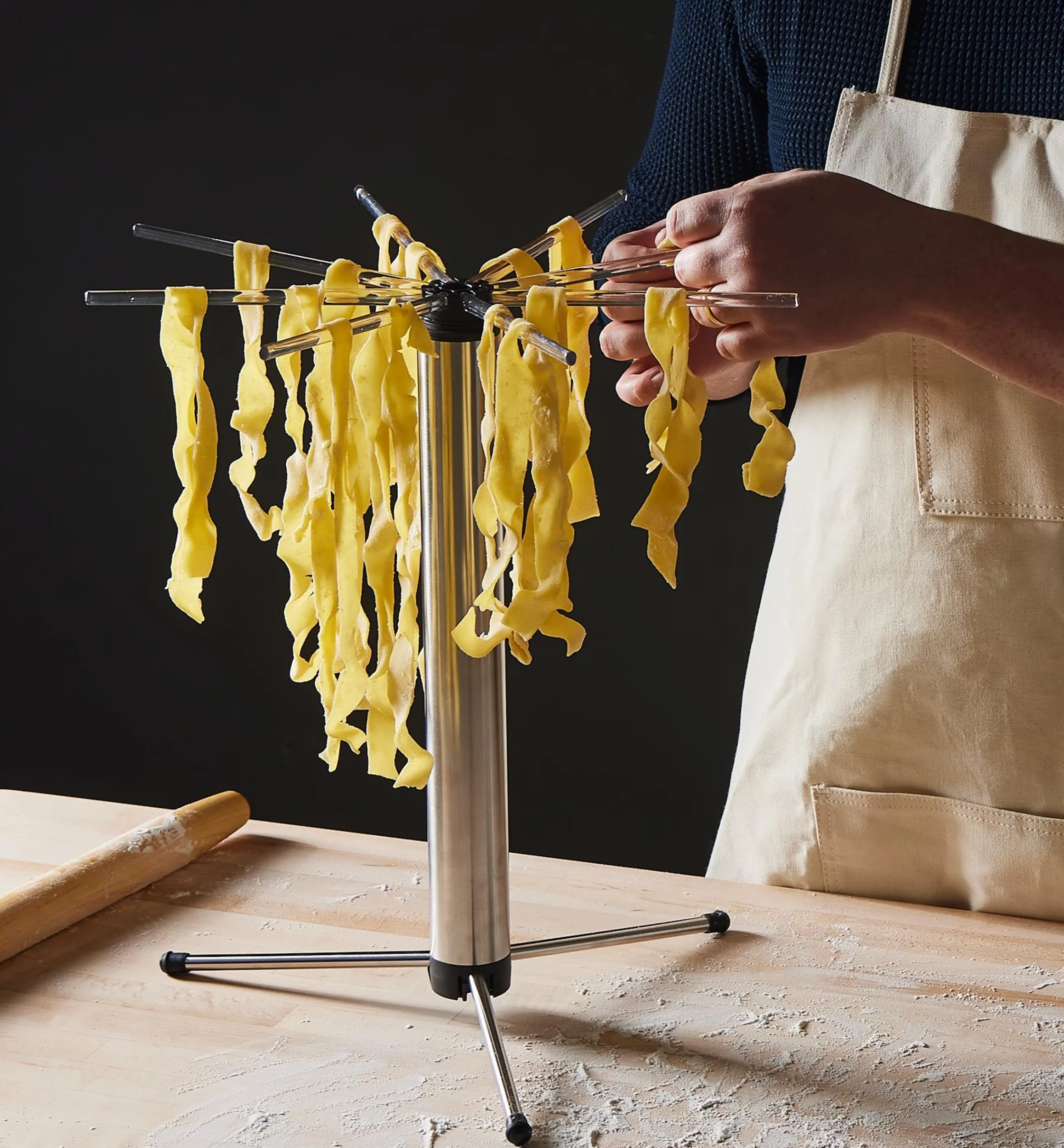 Lee Valley Pasta Making>Collapsible Pasta Drying Rack
