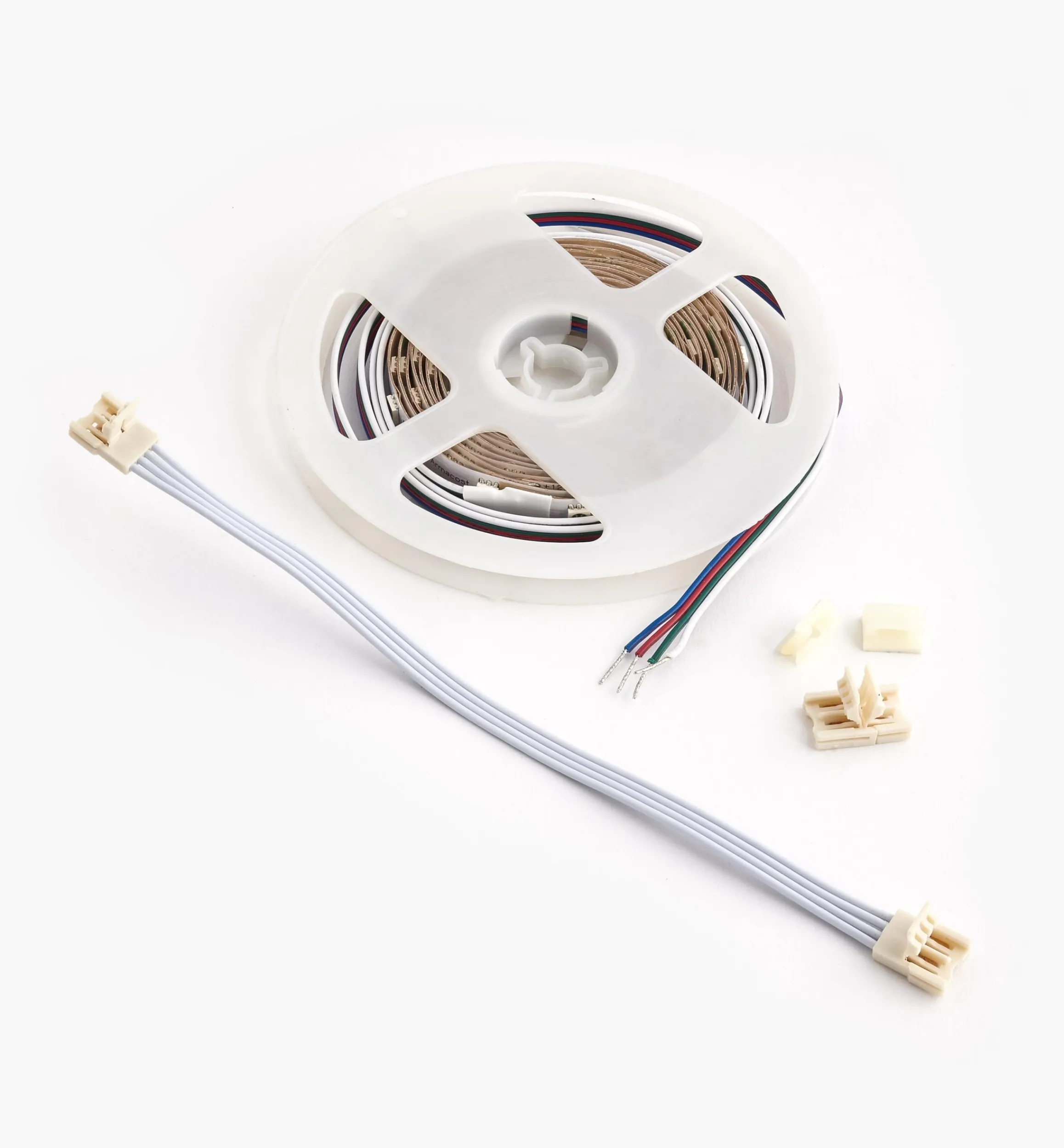 Lee Valley Lighting>Color-Controlled (RGB) LED Tape Lighting Kits (12V)