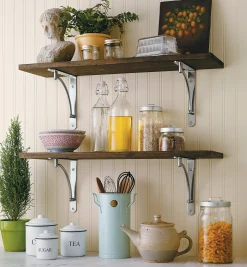 Lee Valley Storage Organization>Concave Steel Shelf Bracket