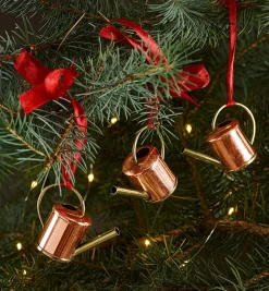 Lee Valley Décor>Copper Watering Can Ornaments