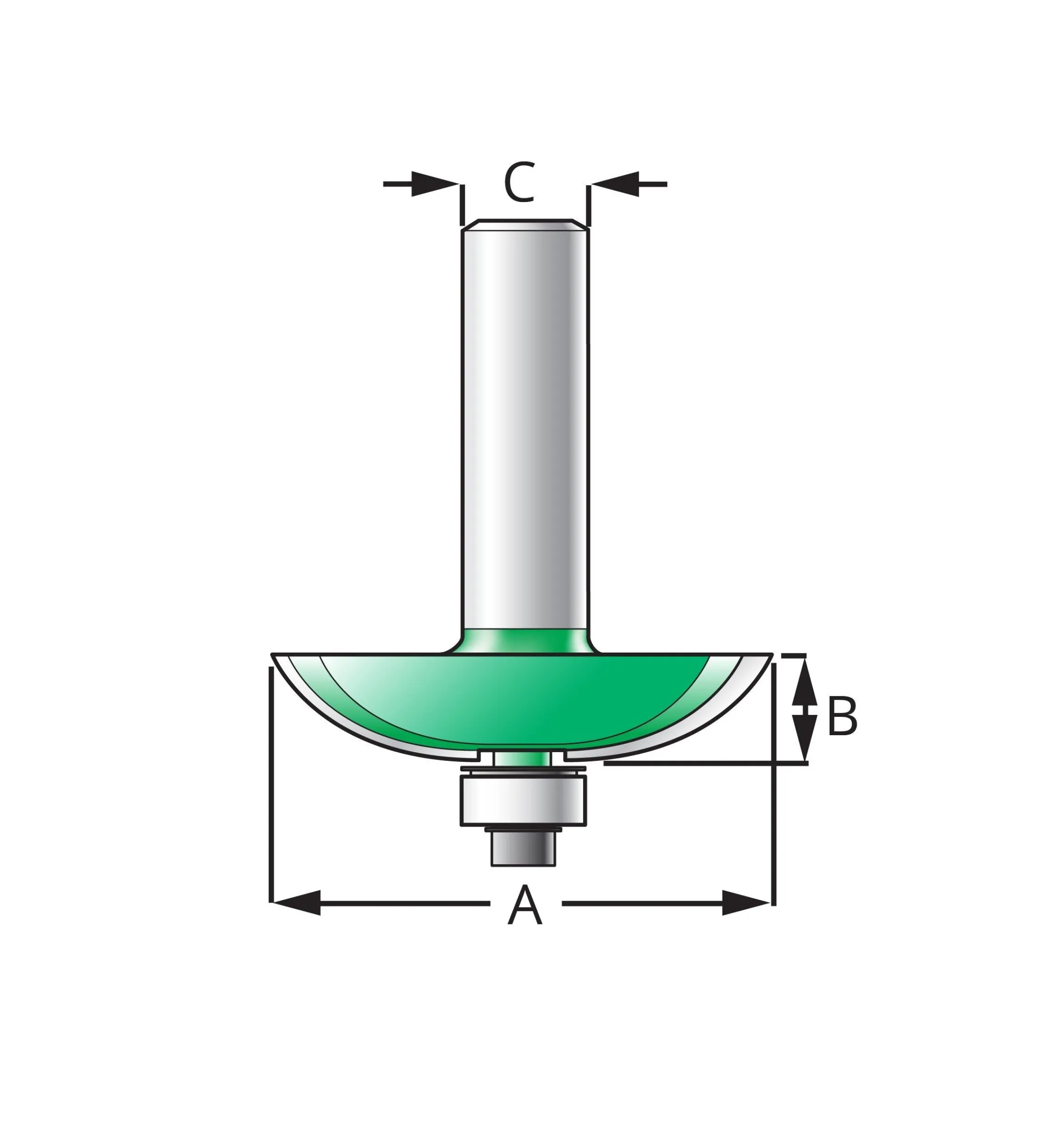 Lee Valley Routing>Cove Raised Panel Bits