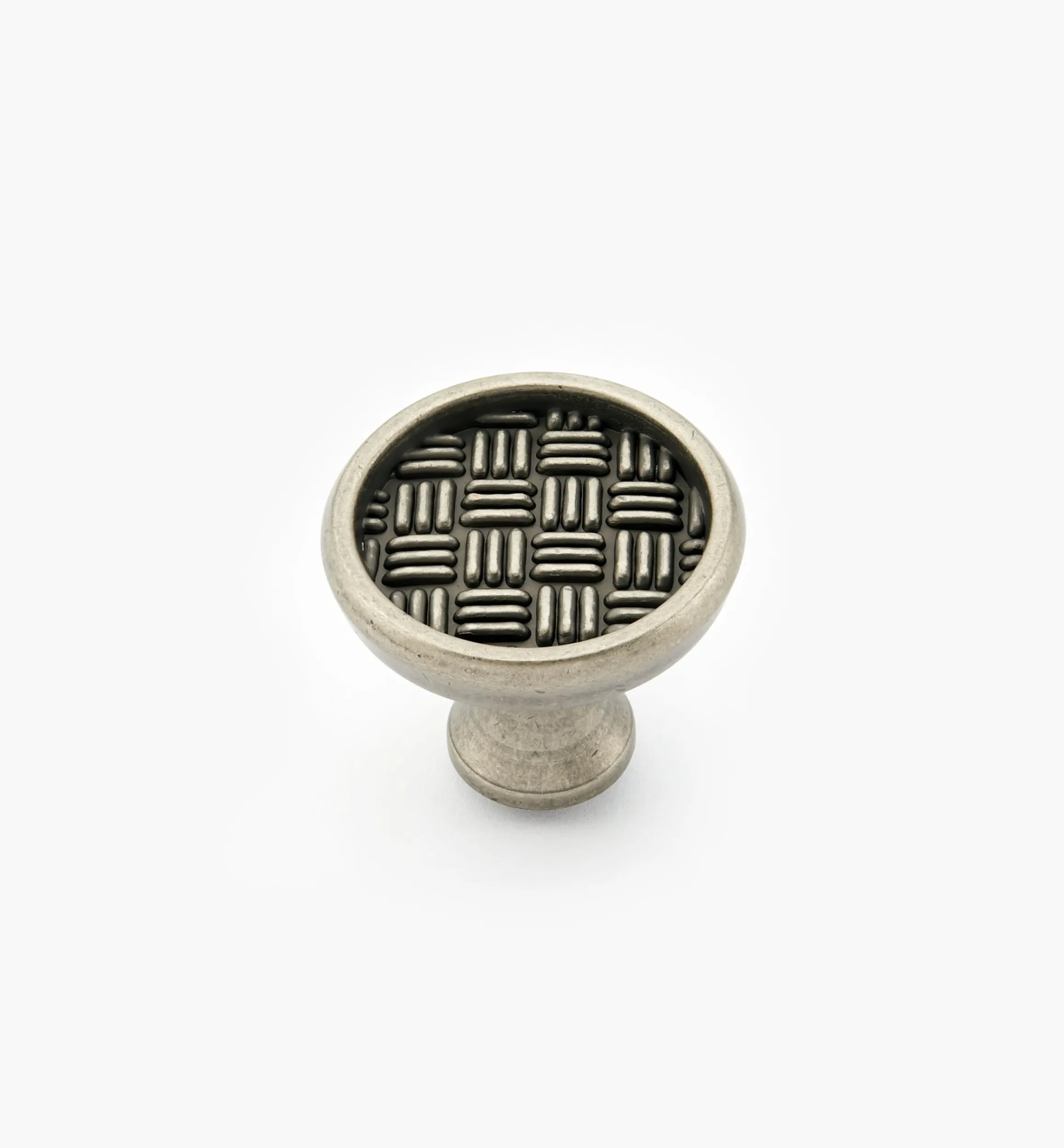 Lee Valley Knobs>Crosshatch Pattern Knob
