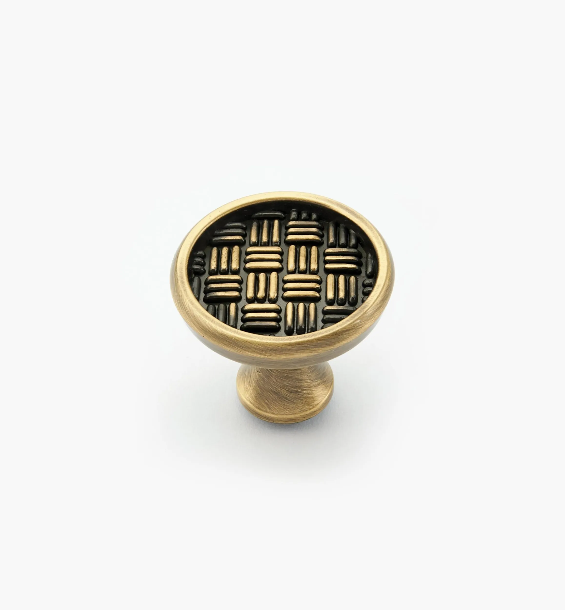 Lee Valley Knobs>Crosshatch Pattern Knob