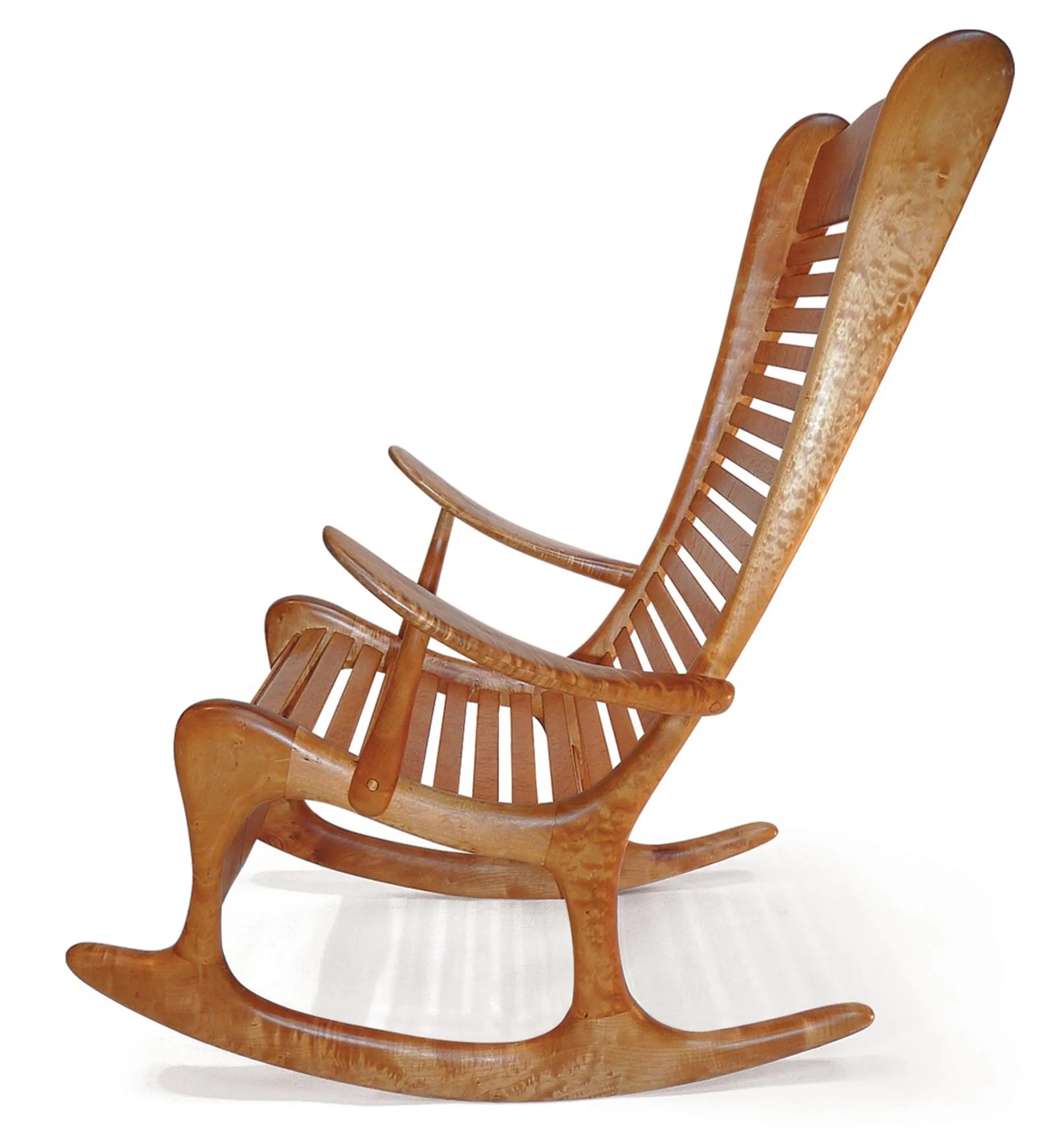 Lee Valley Plans>Curly Maple Rocker Plan