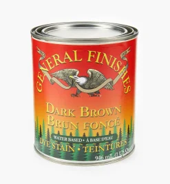Lee Valley Supplies>Dark Brown General Water-Based Dye Stain