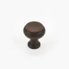 Lee Valley Knobs>Dark Rust Patterned Knob