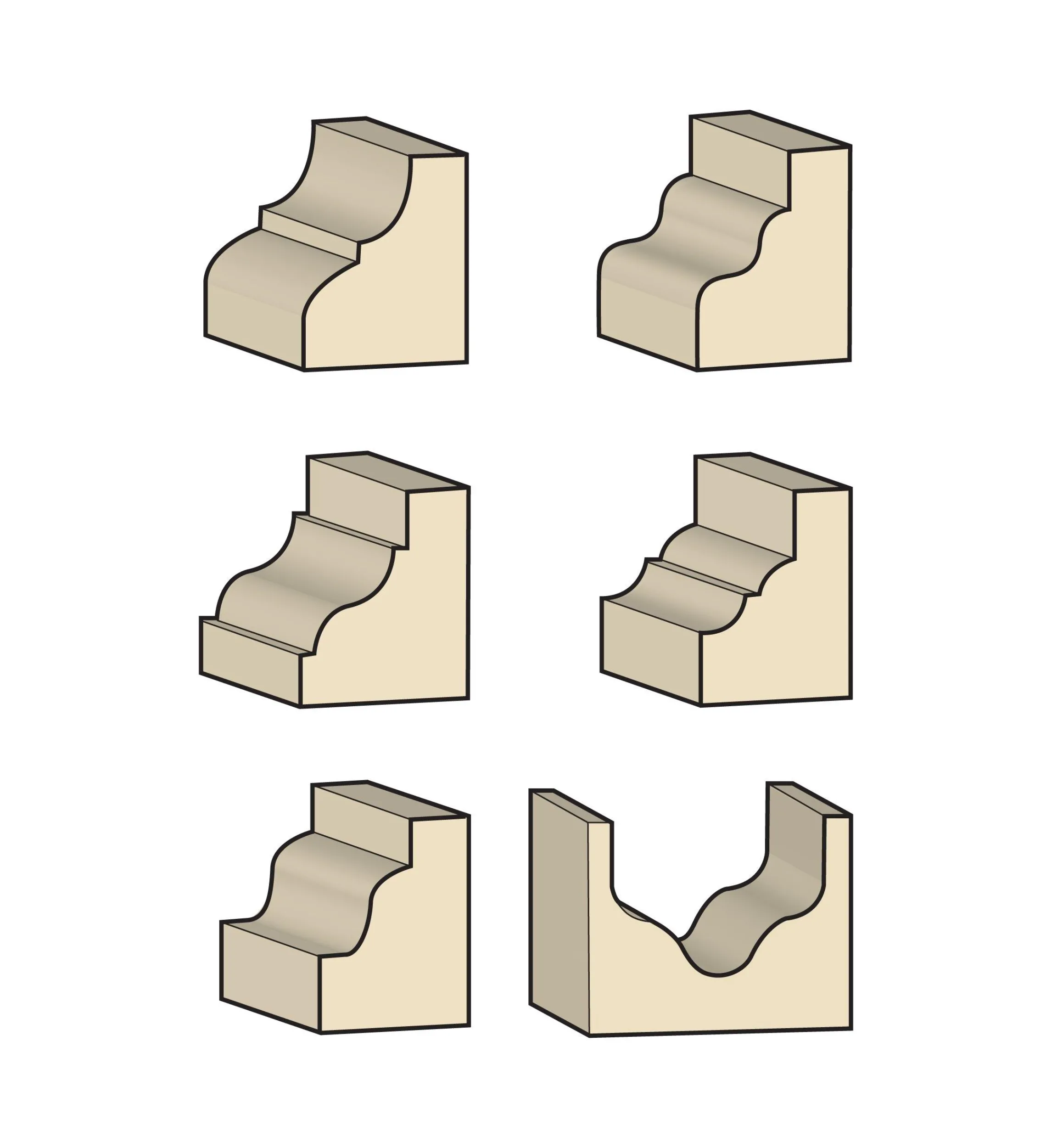 Lee Valley Routing>Detail Router Bit Set