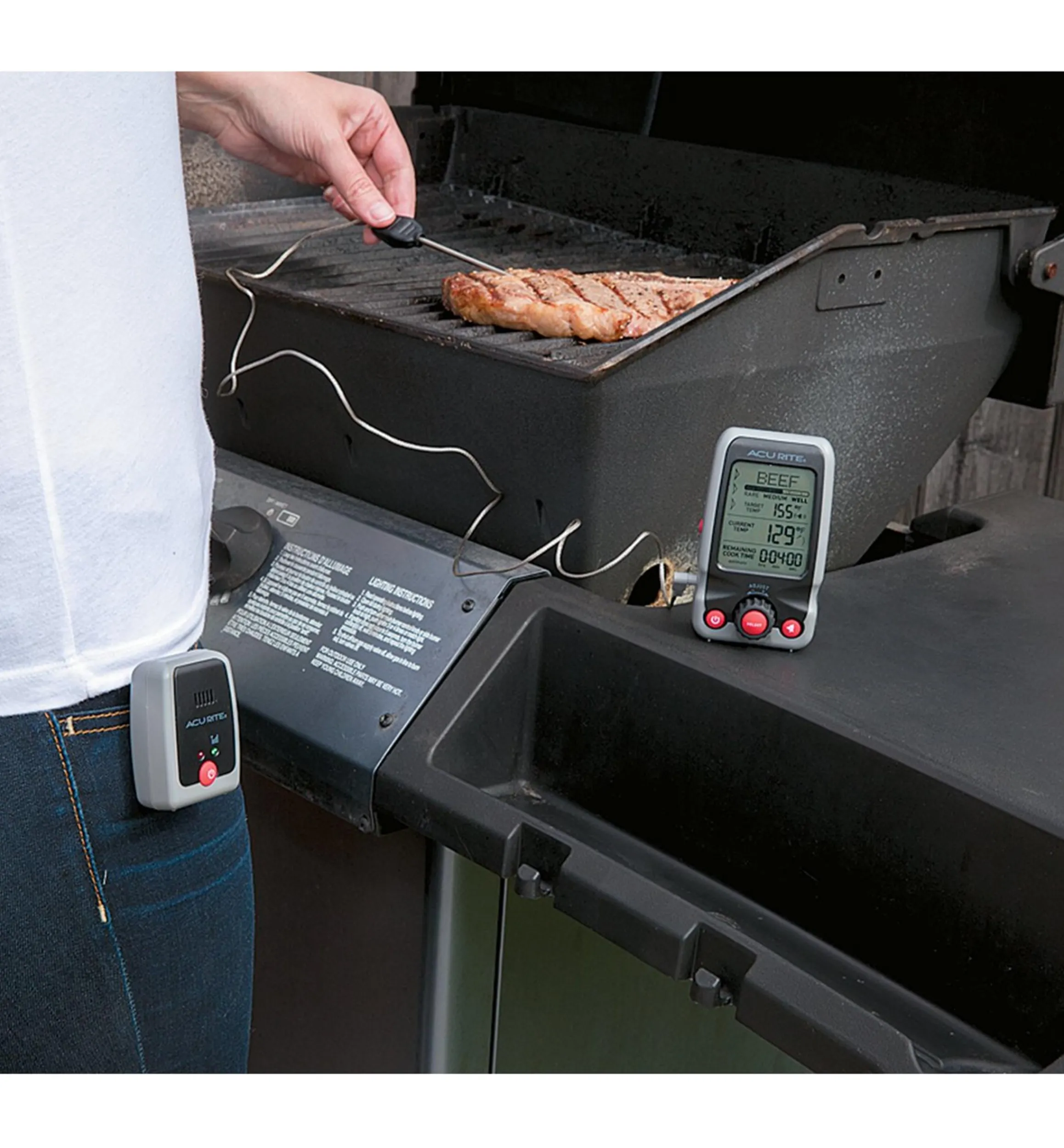 Lee Valley Thermometers>Digital Cooking Thermometer With Pager