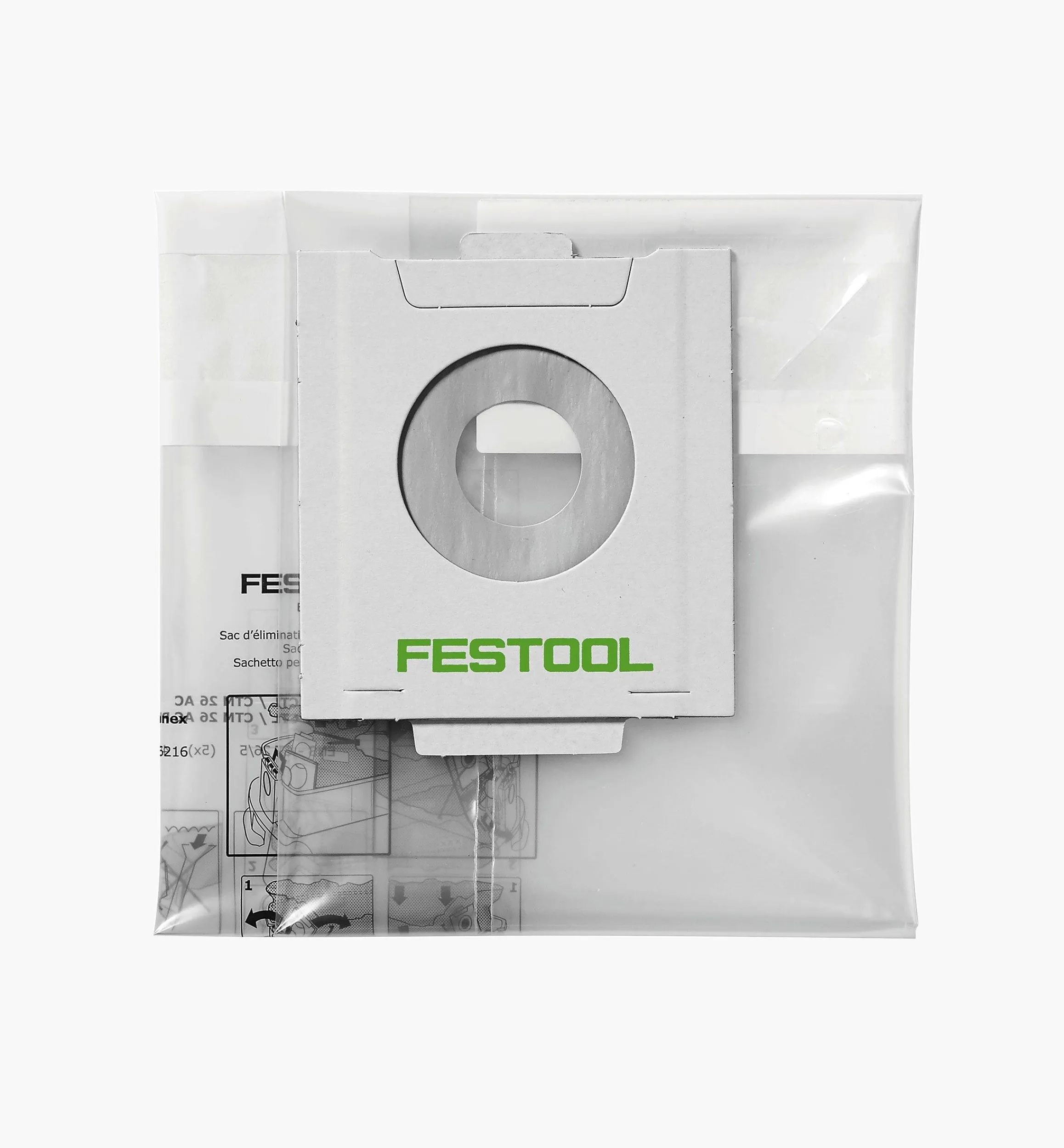 Lee Valley Workshop>Disposable Bags For Festool CT 48 AC Dust Extractor