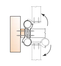 Lee Valley Architectural Hardware>Double-Acting Hinges