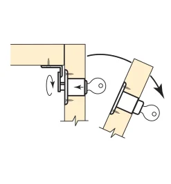 Lee Valley Locks>Drop-Flap Lock