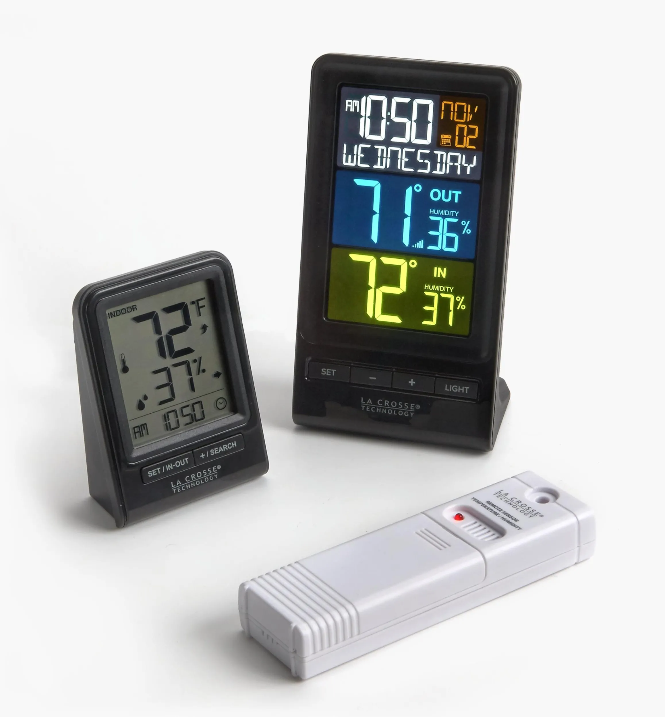 Lee Valley Weather Measurement>Dual-Display Indoor/Outdoor Weather Station