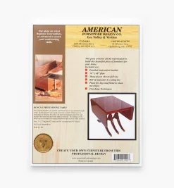 Lee Valley Plans>Duncan Phyfe Dining Table Plan