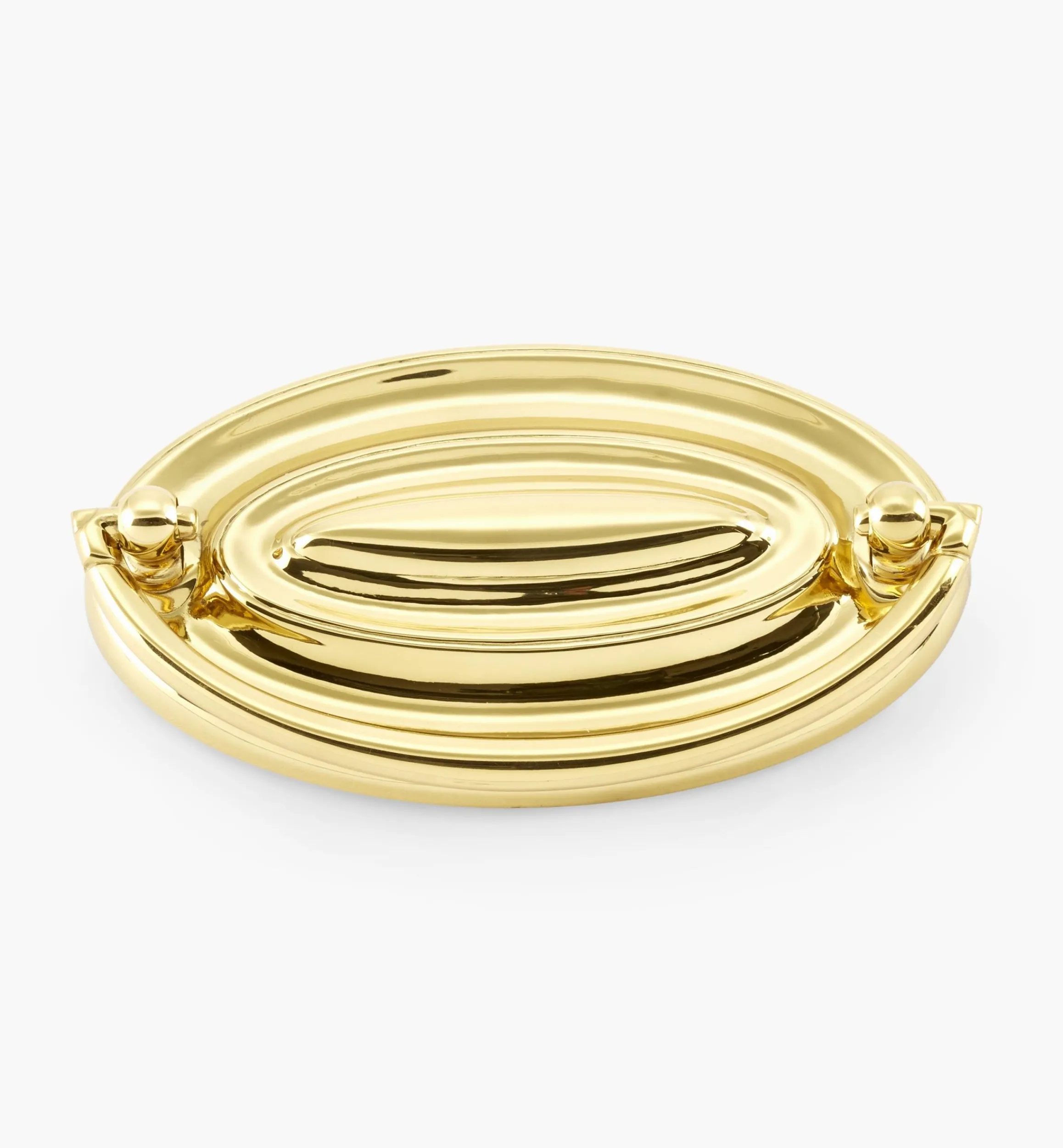 Lee Valley Pulls>Early American Oval Plate Pull