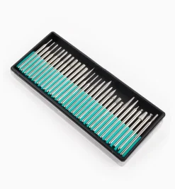 Lee Valley Power Tool Accessories>Economy Diamond Burr Set Of 30