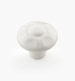 Lee Valley Knobs>Embossed Ceramic Knobs