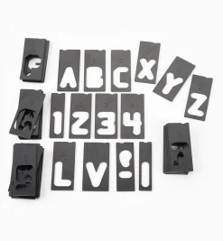 Lee Valley Routing>Extra Letter Sets For Router Letter Template Set