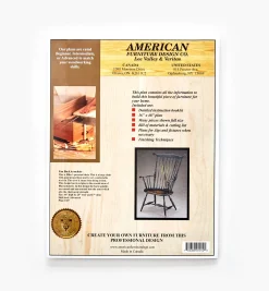 Lee Valley Plans>Fan-Back Armchair Plan