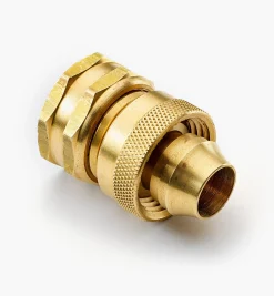 Lee Valley Hoses & Accessories>Female Brass Hose Coupler