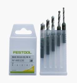 Lee Valley Power Tool Accessories>Festool Centrotec Stubby Brad Point Bits