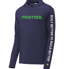 Lee Valley Safety Gear>Festool Hooded Long-Sleeve T-Shirt