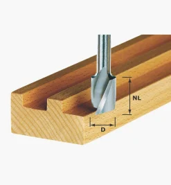 Lee Valley Routing>Festool HSS Spiral Router Bit