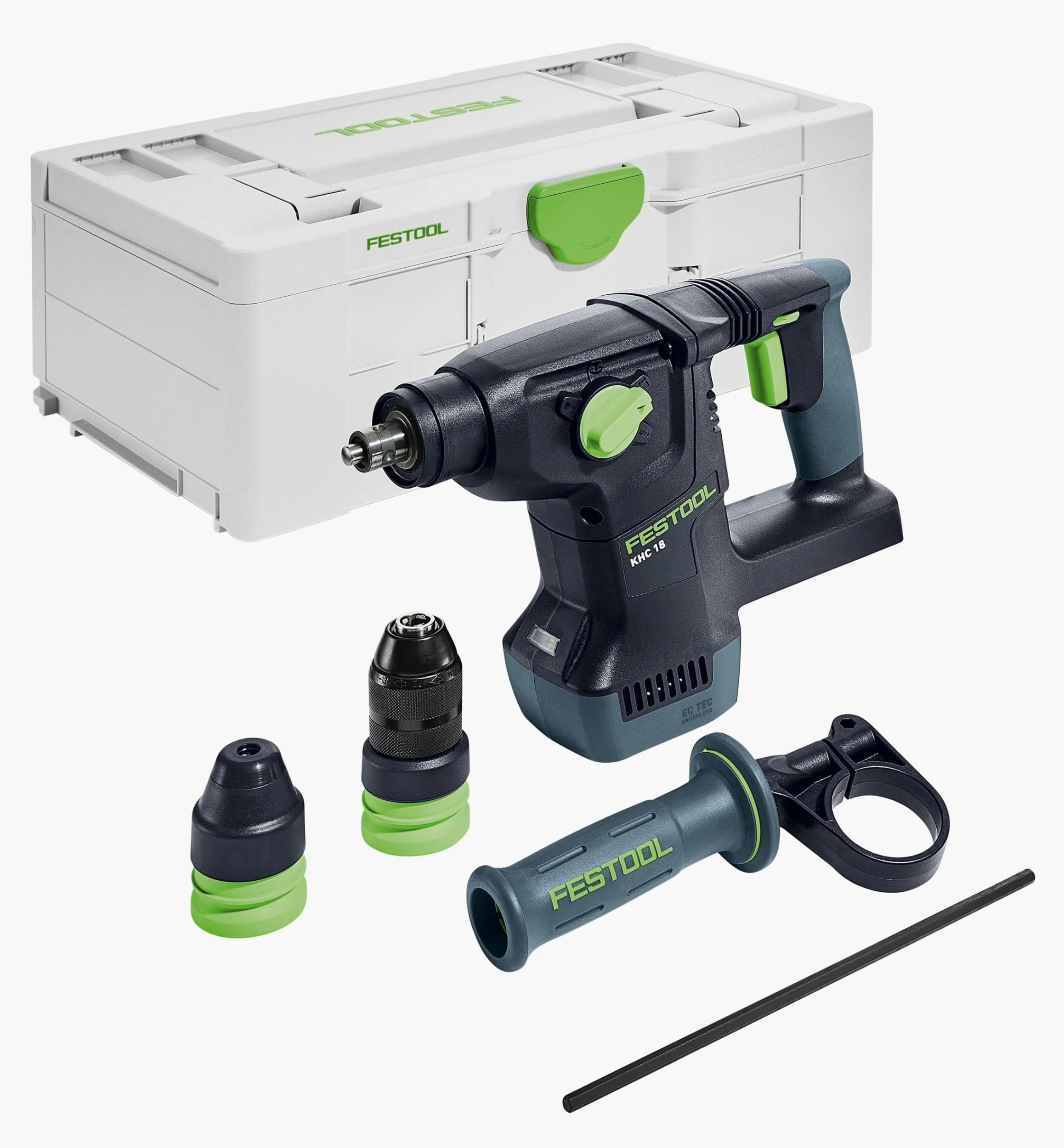Lee Valley Power Tools>Festool KHC 18 EB Cordless Rotary Hammer Drill – Basic
