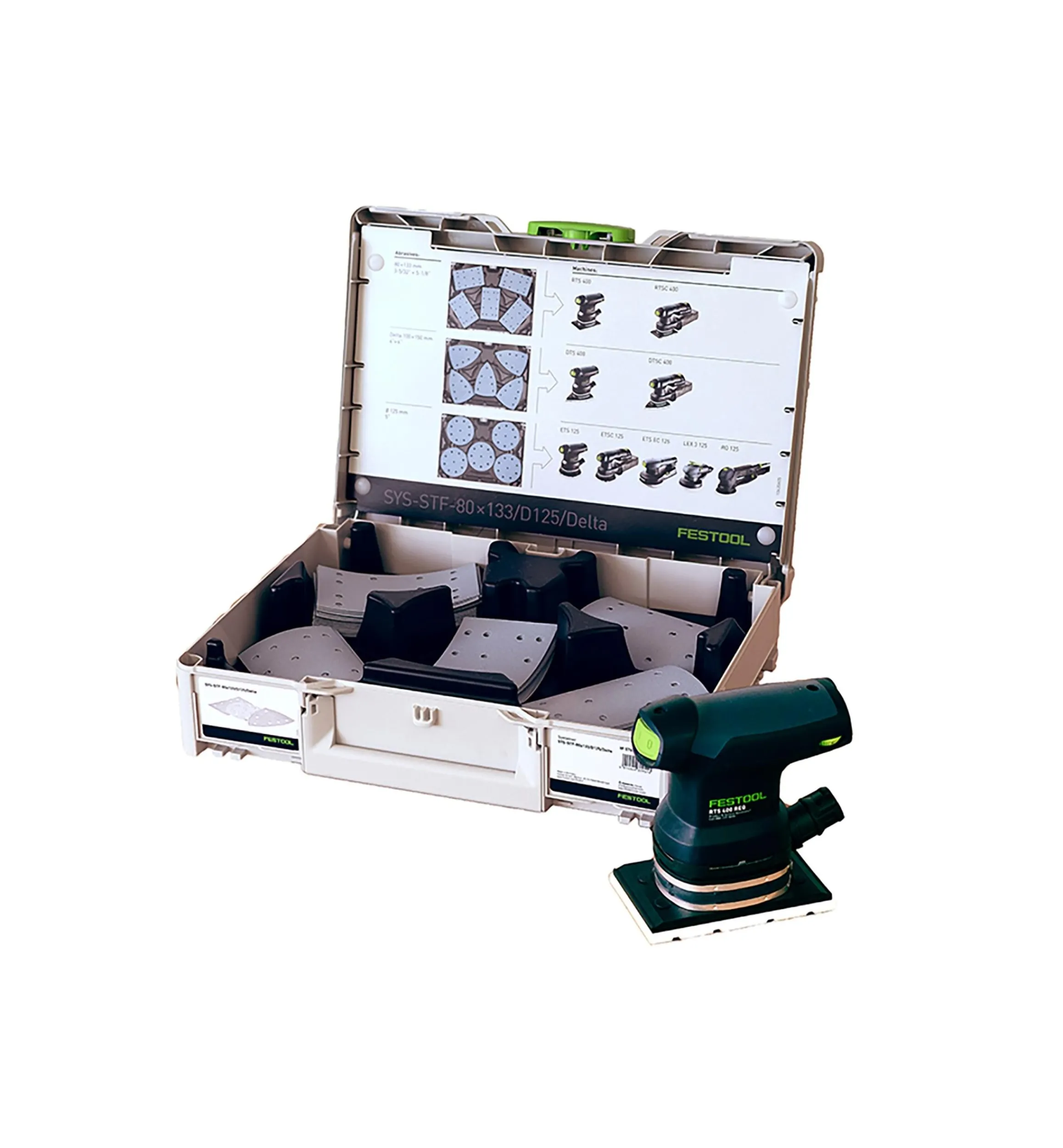 Lee Valley Supplies>Festool Orbital Sander Abrasive Set RTS 400