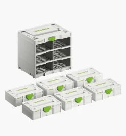 Lee Valley Workshop>Festool Systainer³ Rack SYS3-RK/6 M 337-Set
