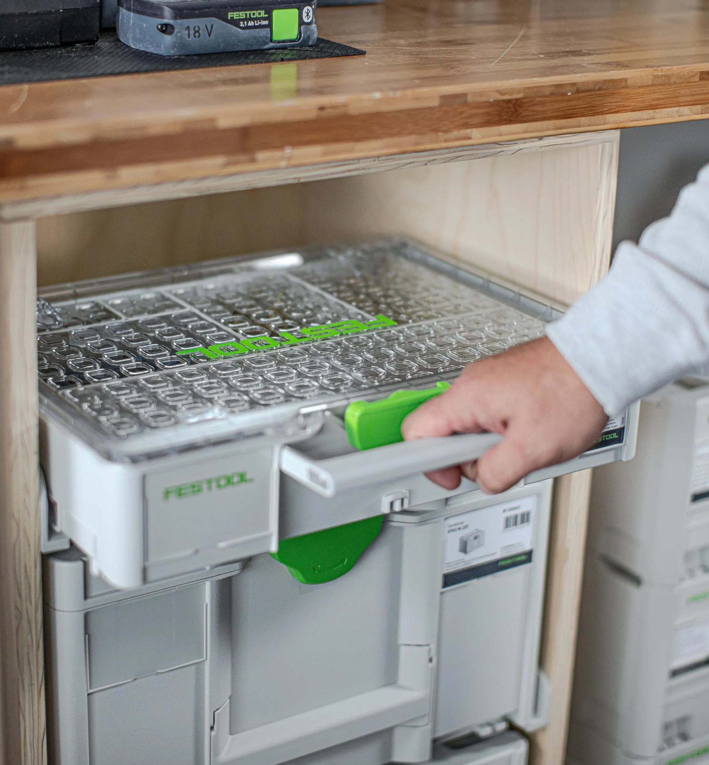 Lee Valley Storage Organization>Festool Systainer³ Rails SYS3-SN/4