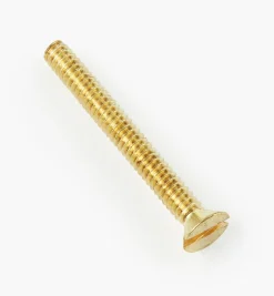 Lee Valley Screws>Flat-Head Slot Brass Machine Screws