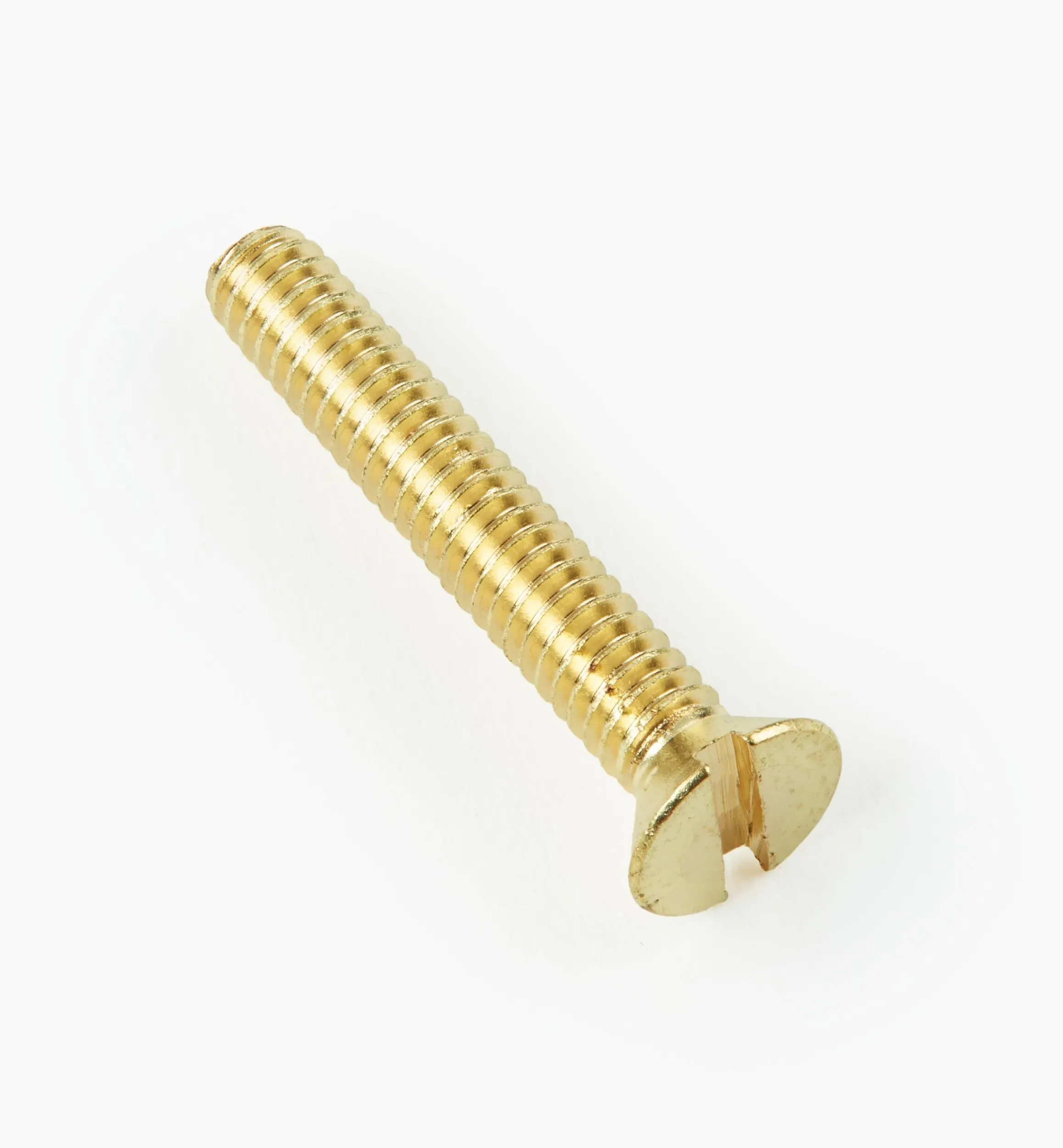 Lee Valley Screws>Flat-Head Slot Brass Machine Screws