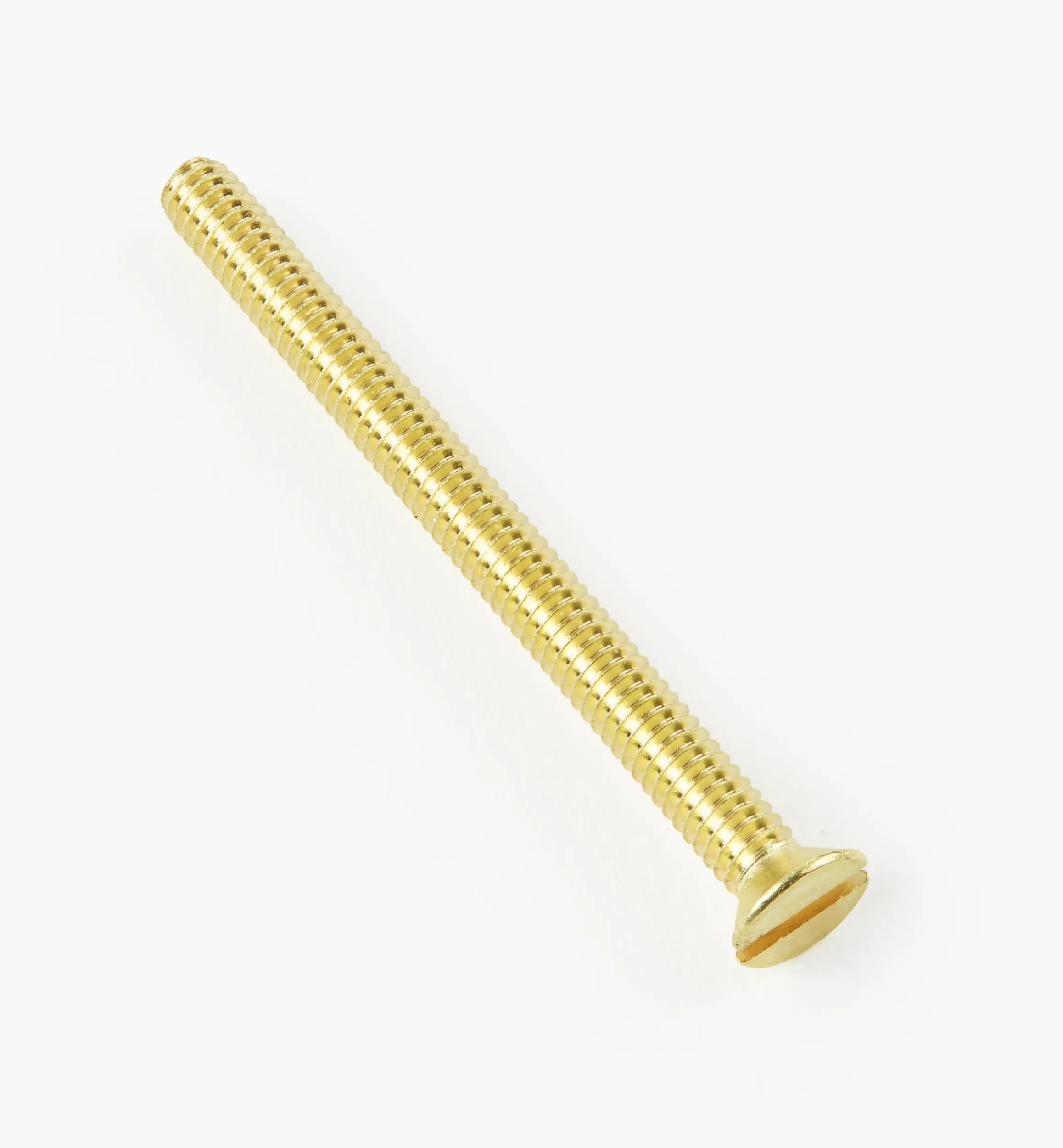 Lee Valley Screws>Flat-Head Slot Brass Machine Screws