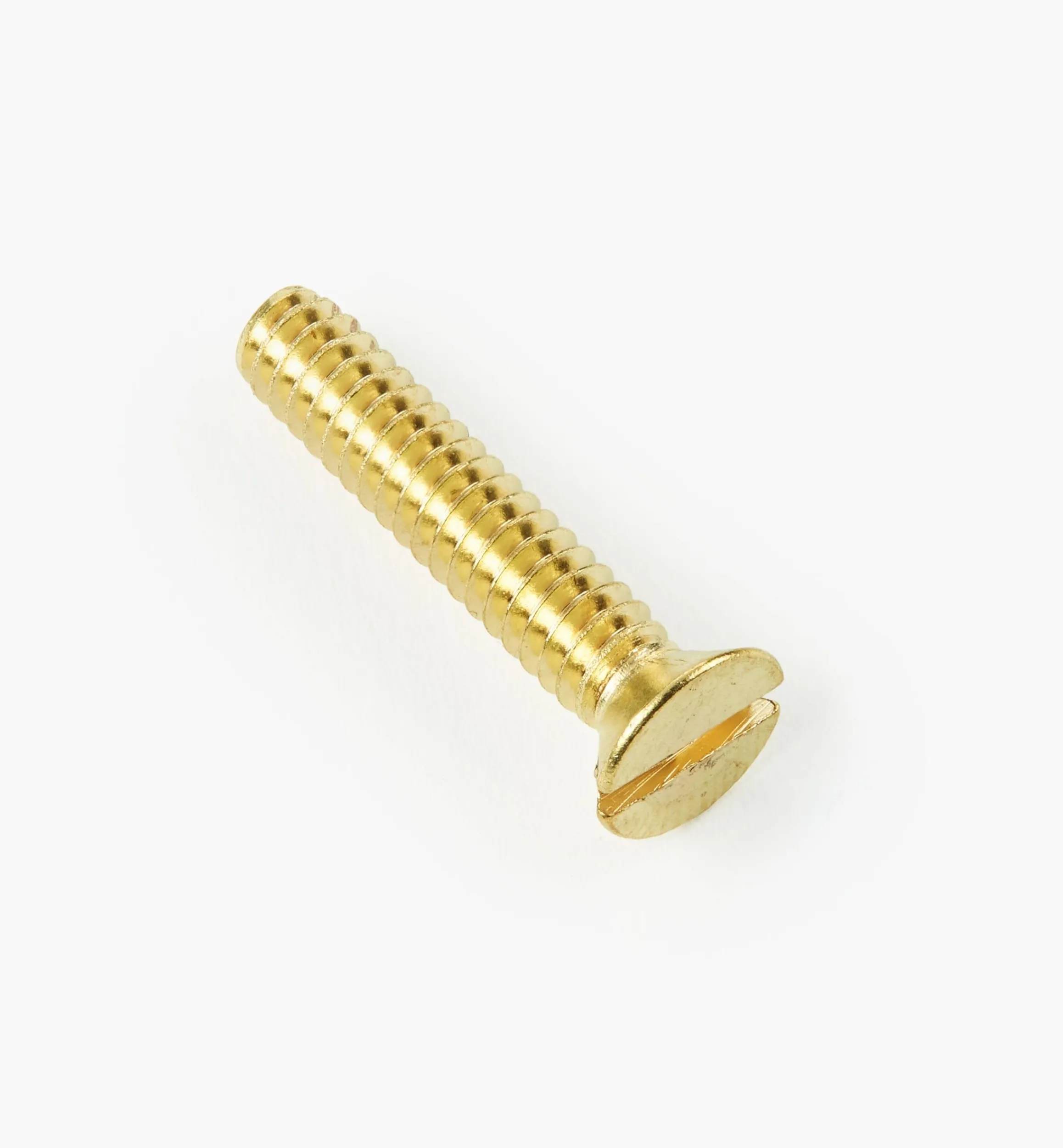 Lee Valley Screws>Flat-Head Slot Brass Machine Screws