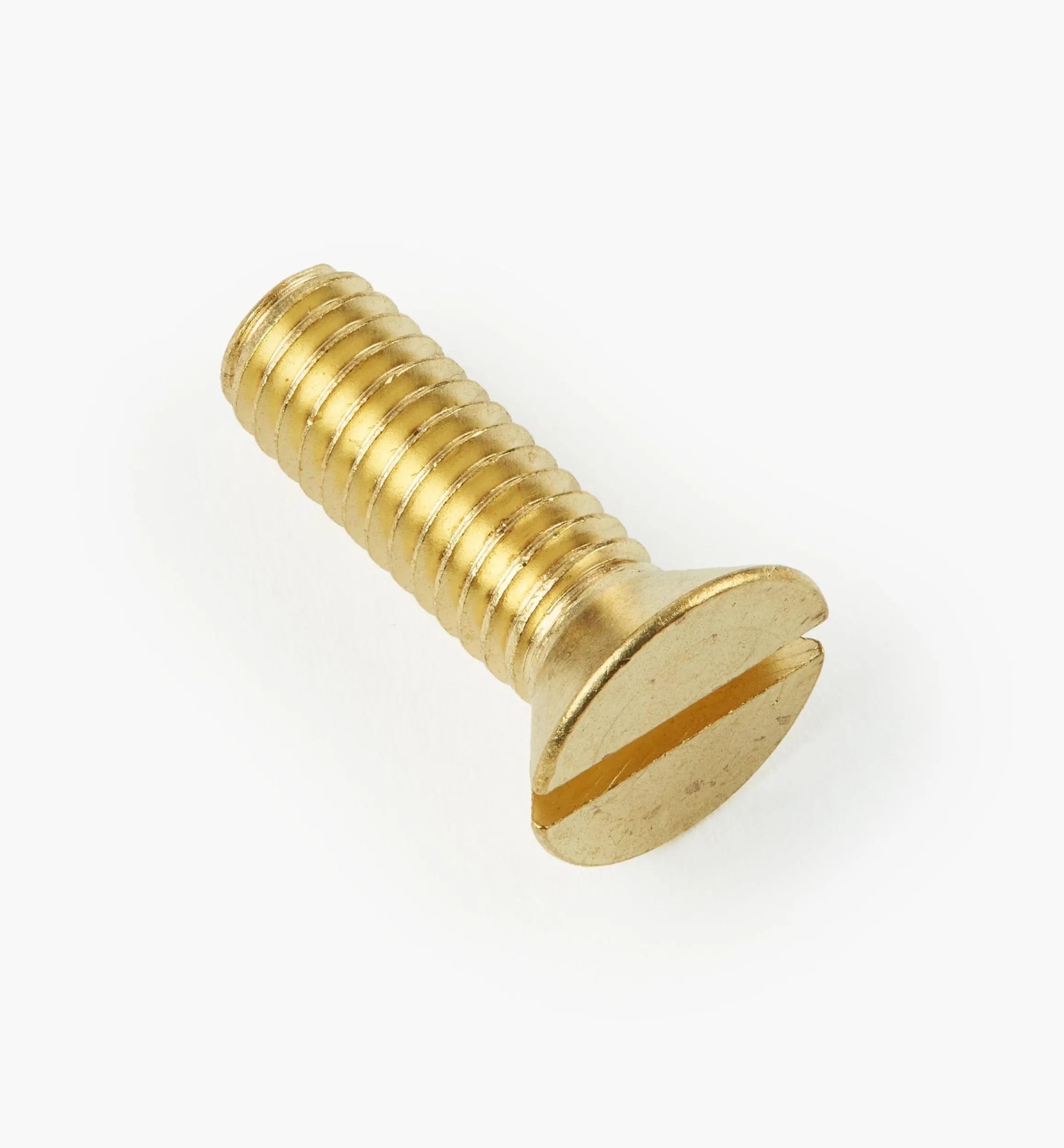 Lee Valley Screws>Flat-Head Slot Brass Machine Screws