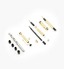 Lee Valley Project Supplies>Flat-Top Rollerball Pen Hardware Starter Set