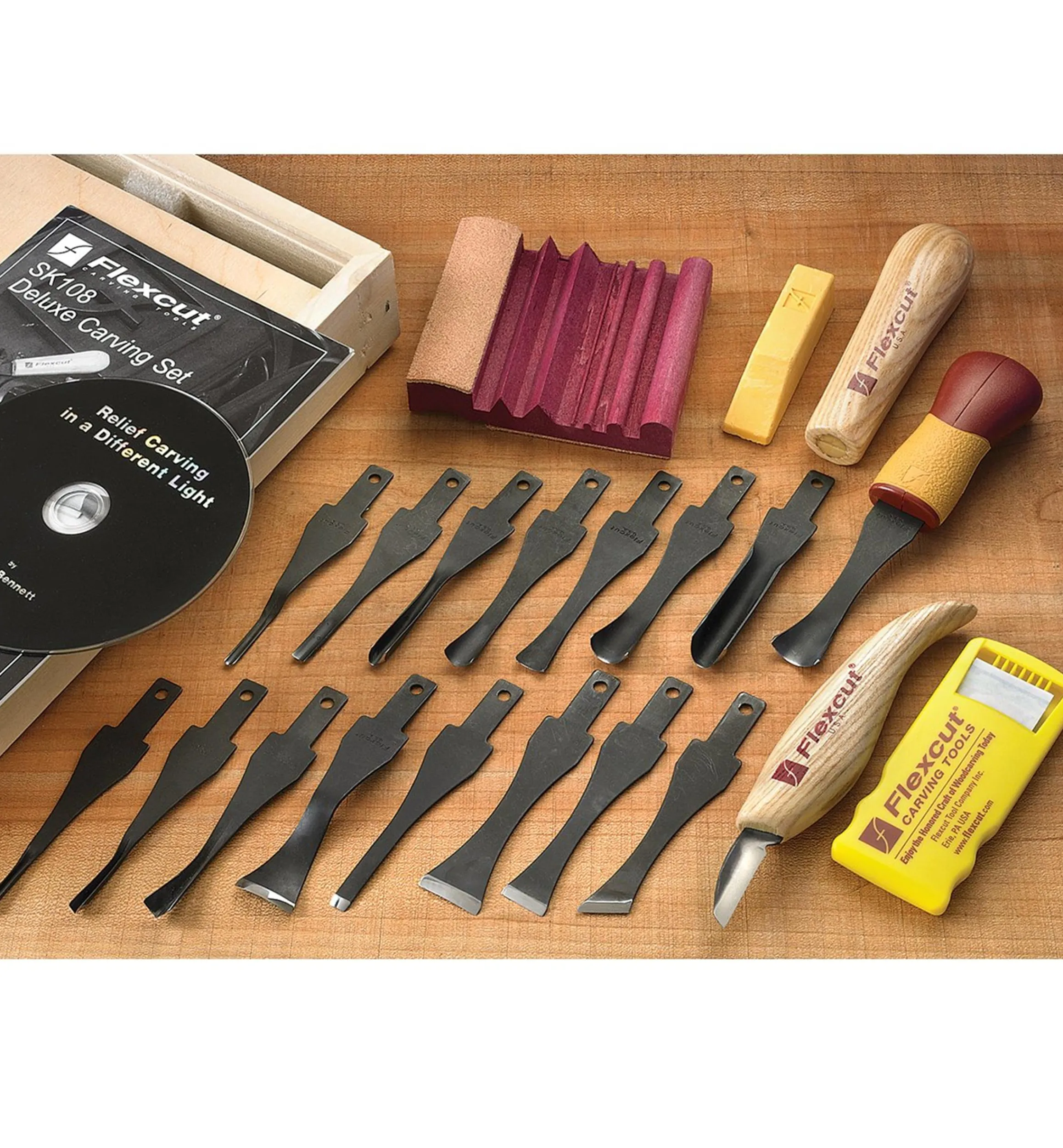 Lee Valley Hand Tools>Flexcut Carving Sets