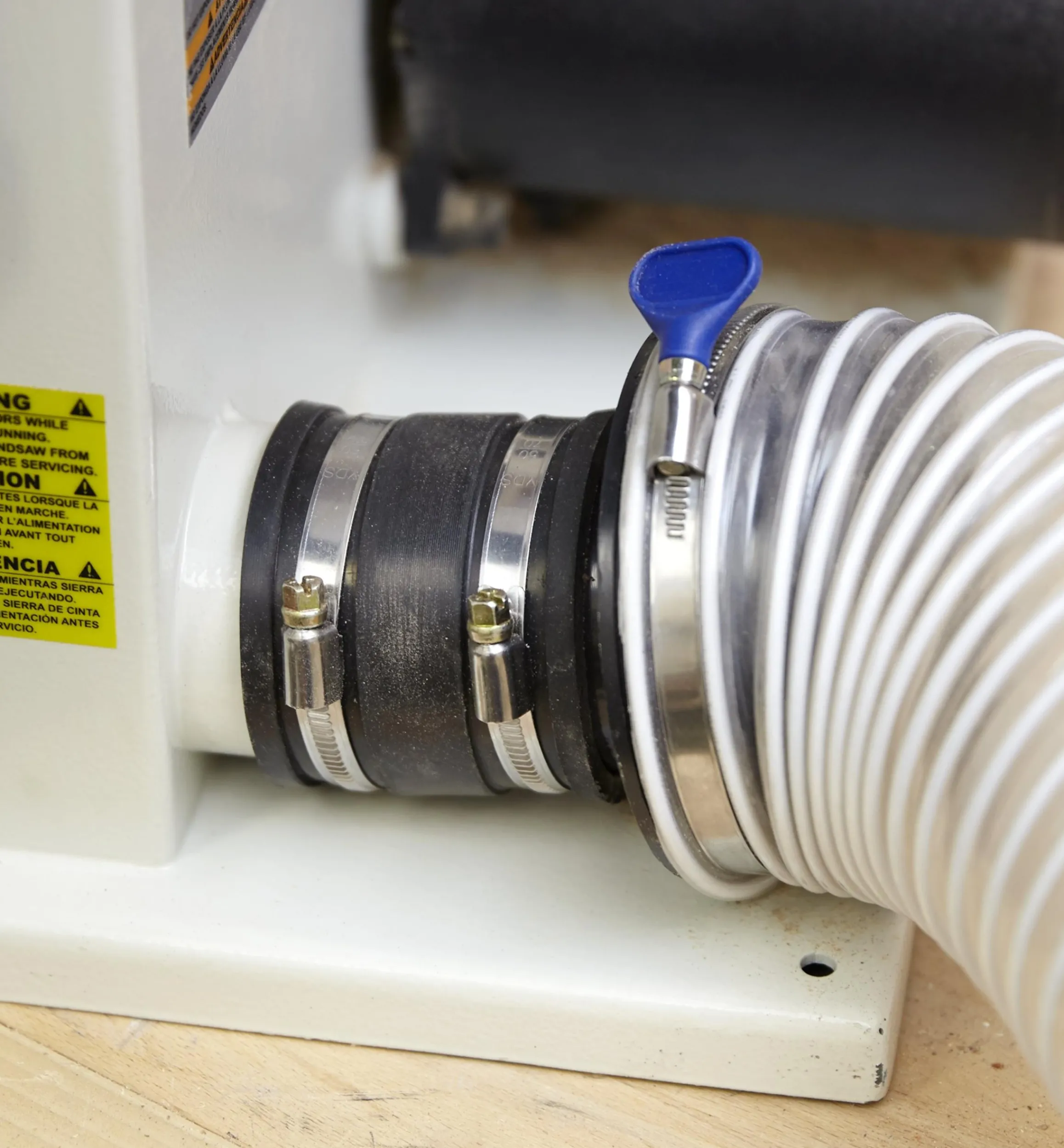 Lee Valley Workshop>Flexible Dust Collection Couplers