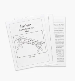 Lee Valley Plans>Folding Bench Plan