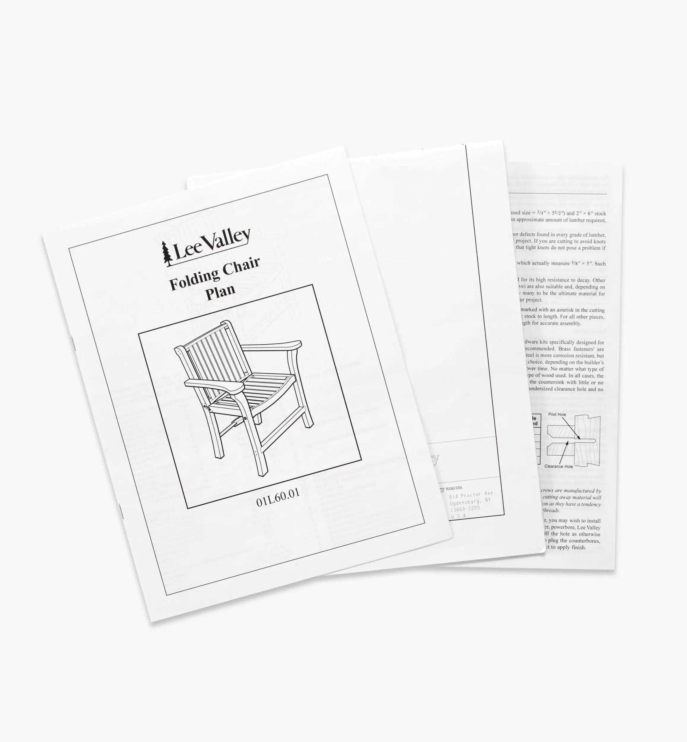 Lee Valley Plans>Folding Chair Plan